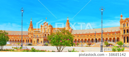 Square of the Spain is a square in the Maria Luisa 38685142