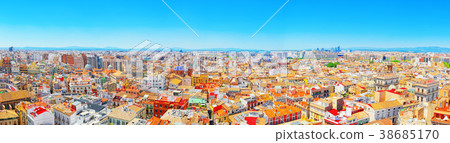 Panoramic view of Valencia Panoramic view of Valencia 38685170