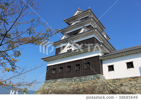Oiso Castle in the blue sky Iyo Oiso Ehime Shikoku 38685649