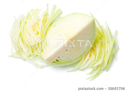Cabbage Isolated on White Background 38685706