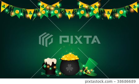 Saint Patrick's Day background 38686689