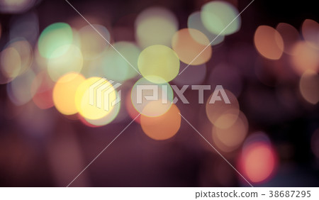 Abstract bokeh lights. Perfect festive background. 38687295
