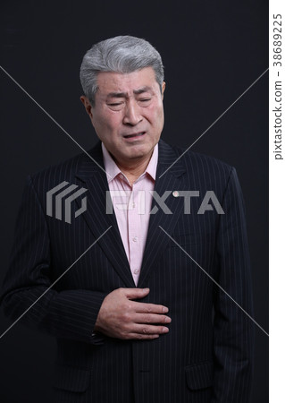 東方人的面部表情，高級，中年，老人，特寫，健康，印象，韓國 38689225