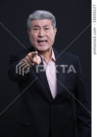 東方人的面部表情，高級，中年，老人，特寫，健康，印象，韓國 38689227