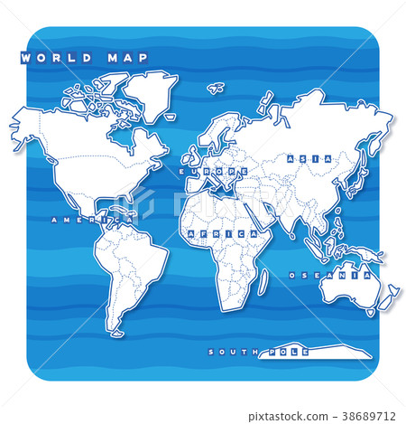 Sekai地圖白色背景圖(英語) Sekai地圖白色背景圖(英語) 38689712