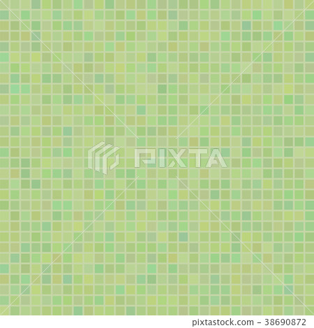 Green Mosaic Pattern. Square Ceramic Background Green Mosaic Pattern. Square Ceramic Background 38690872