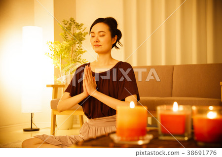 瑜伽普拉提健身鍛煉女子體操 38691776