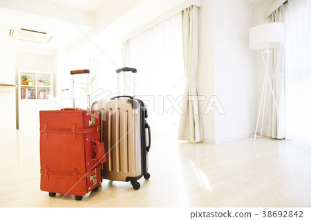People Stay Travel Suitcase House Housing Accommodation 38692842