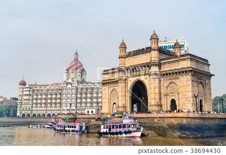 The Gateway of India and Taj Mahal Palace as seen 38694430