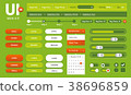 UI UX kit buttons 38696859