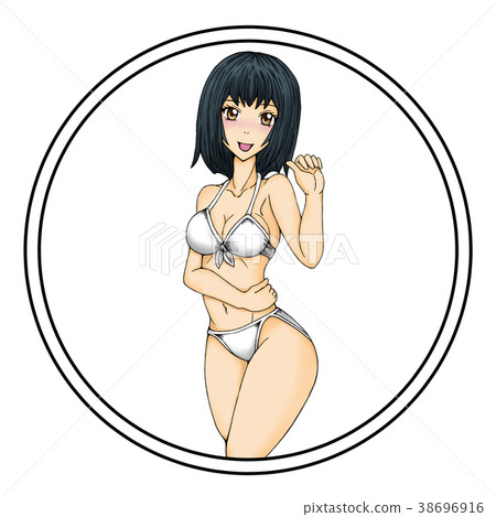 A woman in a bathing suit A woman in a bathing suit 38696916