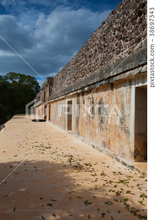Majestic ruins Maya city in Uxmal,Mexico. 38697343