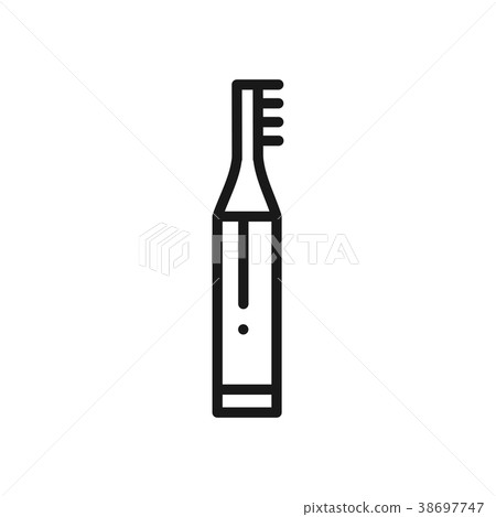 Trimmer shaver line icon. Hair removal method Trimmer shaver line icon. Hair removal method 38697747