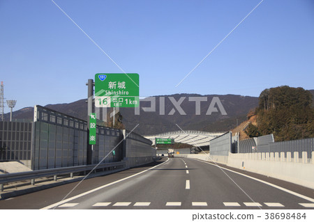 Shin-Tomei Expressway (downline: in front of Shinshiro IC) 38698484