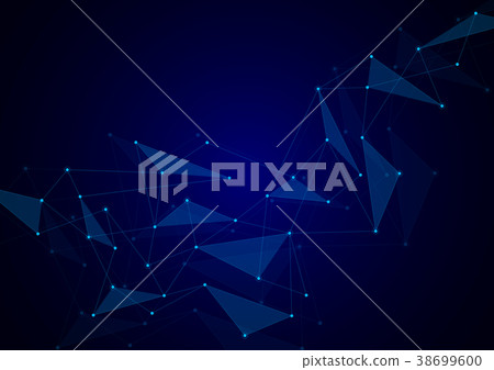 Abstract connection background with lines and dots 38699600