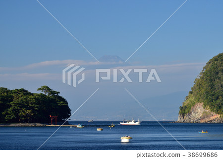 Fuji from Nishi-Izu Toda Port Nudazu, Shizuoka Prefecture Toda 38699686