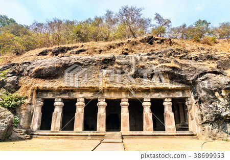 Cave no 3 on Elephanta Island near Mumbai, India 38699953