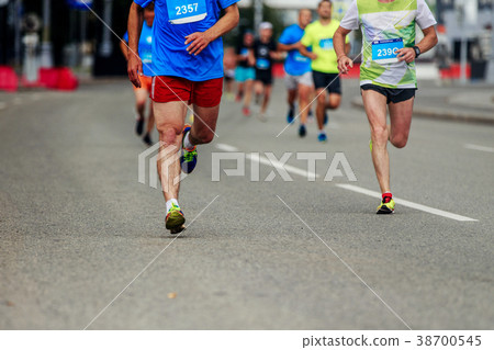group of men runners run group of men runners run 38700545