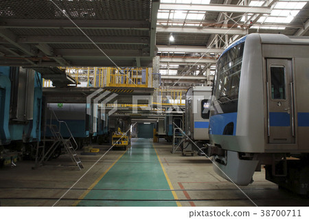 Odakyu Line 4000 to be inspected at the Omiya General Vehicle Center 38700711