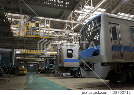 Odakyu Line 4000 to be inspected at the Omiya General Vehicle Center Odakyu Line 4000 to be inspected at the Omiya General Vehicle Center 38700712