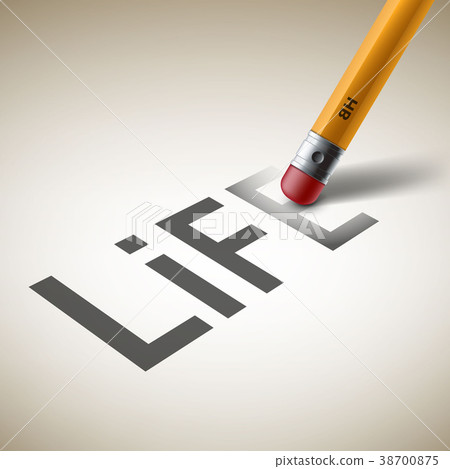 Pencil erases the word of life. Pencil erases the word of life. 38700875