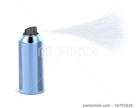 Blue spray can 38703826