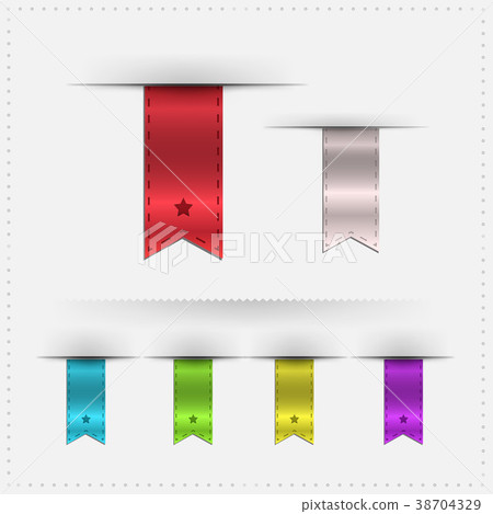 Dividers And Color Ribbons - Stock Illustration [38704329] - PIXTA