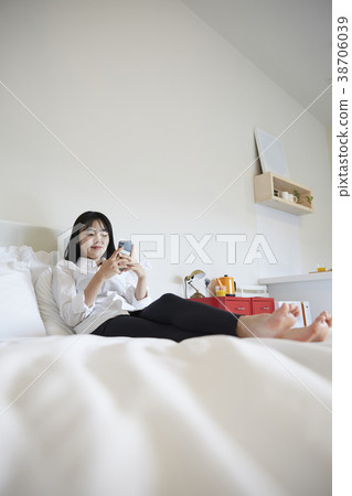 生活，臥室，大學生，韓國人 38706039