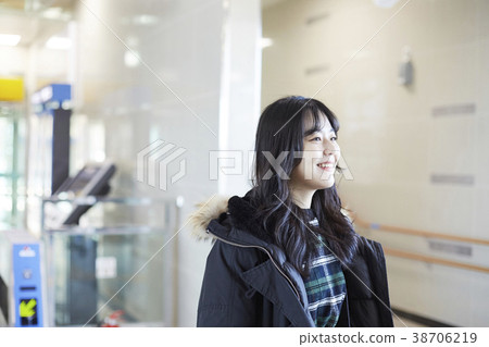 旅遊,車站,大學生,韓國 旅遊,車站,大學生,韓國 38706219