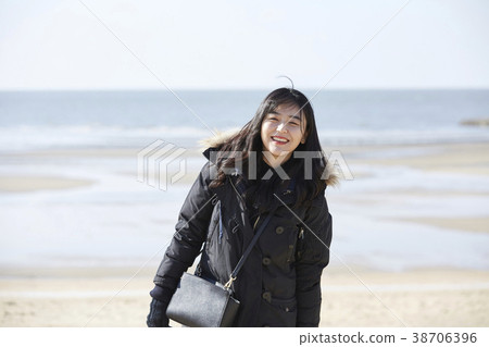 海，旅行，大學生，韓國 38706396