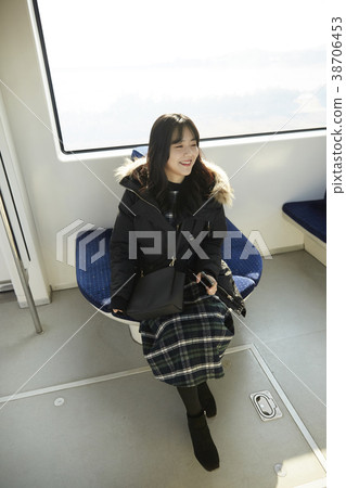 火車，旅遊，大學生，韓國人 38706453