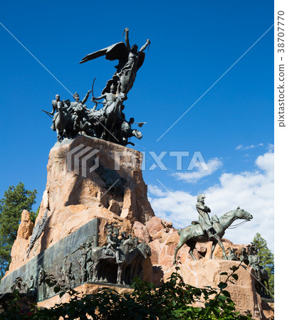 Monument on Cerro de la Gloria, Mendoza 38707770