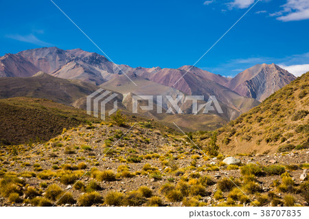 View of Andes mountains, Valle Hermoso 38707835