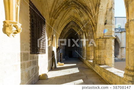 Inner court of Cathedral of Saints Nazaire, Beziers Inner court of Cathedral of Saints Nazaire, Beziers 38708147
