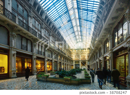 View historical building Gallery Subalpina, Turin, Italy 38708247