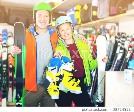 Customers are satisfied of their choice of ski Customers are satisfied of their choice of ski 38714531