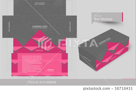 Tissue box template concept series  38718431