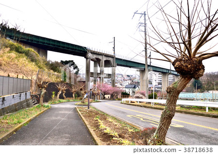 三浦市Hatsushicho Shimomiyada Keikyu Kurihama Line Bridge 三浦市Hatsushicho Shimomiyada Keikyu Kurihama Line Bridge 38718638