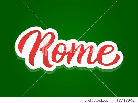 Rome hand lettering Rome hand lettering 38718942