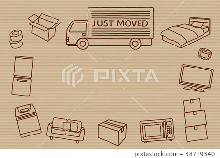 Moving greeting card (postcard size) Moving greeting card (postcard size) 38719340