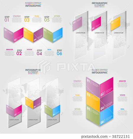 Business infographics design elements template Business infographics design elements template 38722131