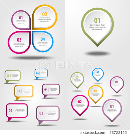 Business infographics design elements template Business infographics design elements template 38722133