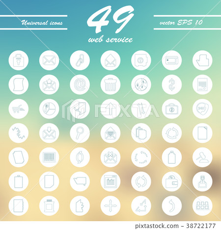 service line Icons Vector set - Stock Illustration [38722177] - PIXTA