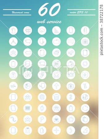 service line Icons Vector set - Stock Illustration [38722178] - PIXTA