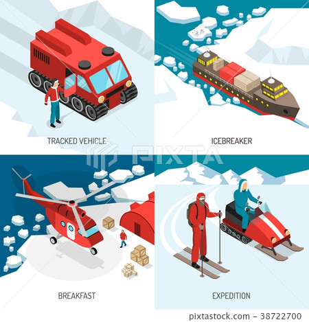 Arctic Polar Station Isometric Concept 38722700