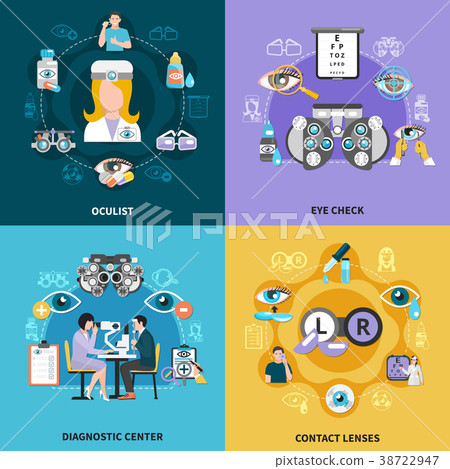 Oculist 4 Icons Concept Oculist 4 Icons Concept 38722947