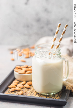 Organic almond milk Organic almond milk 38722981