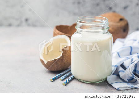 Coconut vegan milk Coconut vegan milk 38722983