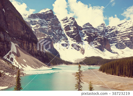 Moraine lake Moraine lake 38723219
