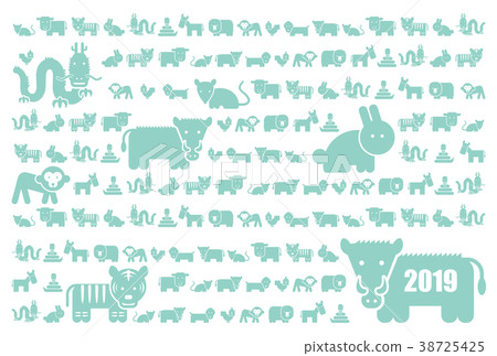 Illustration of zodiac signs Illustration of zodiac signs 38725425